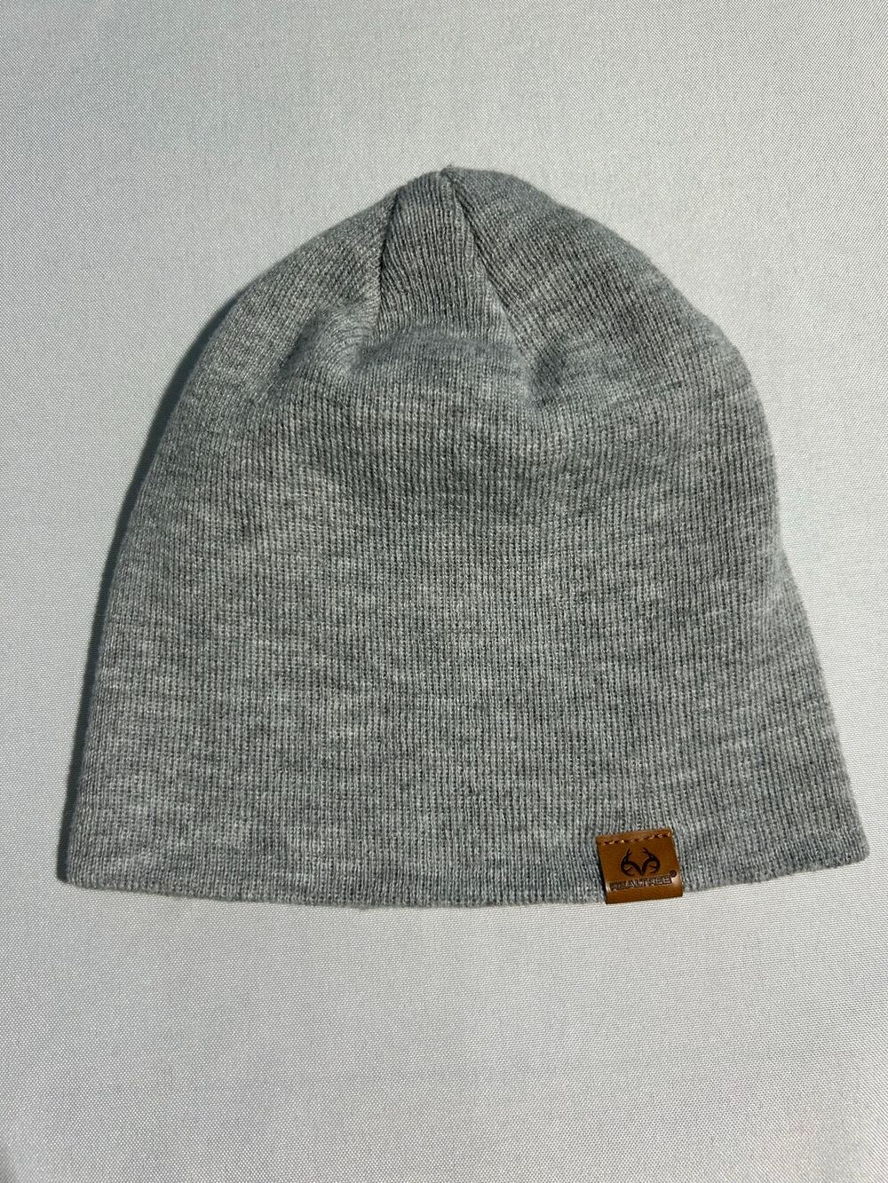 Realtree Cuffless Beanie Light Grey OS